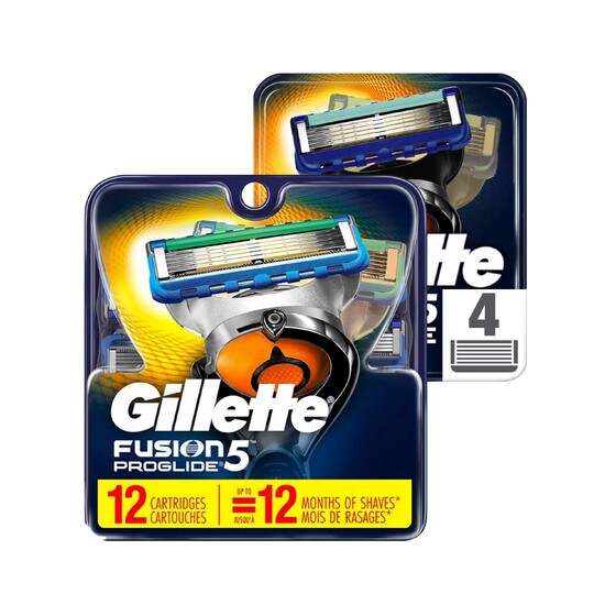 Gillette Fusion ProGlide Manual náhradné hlavice 12 ks + 4 ks