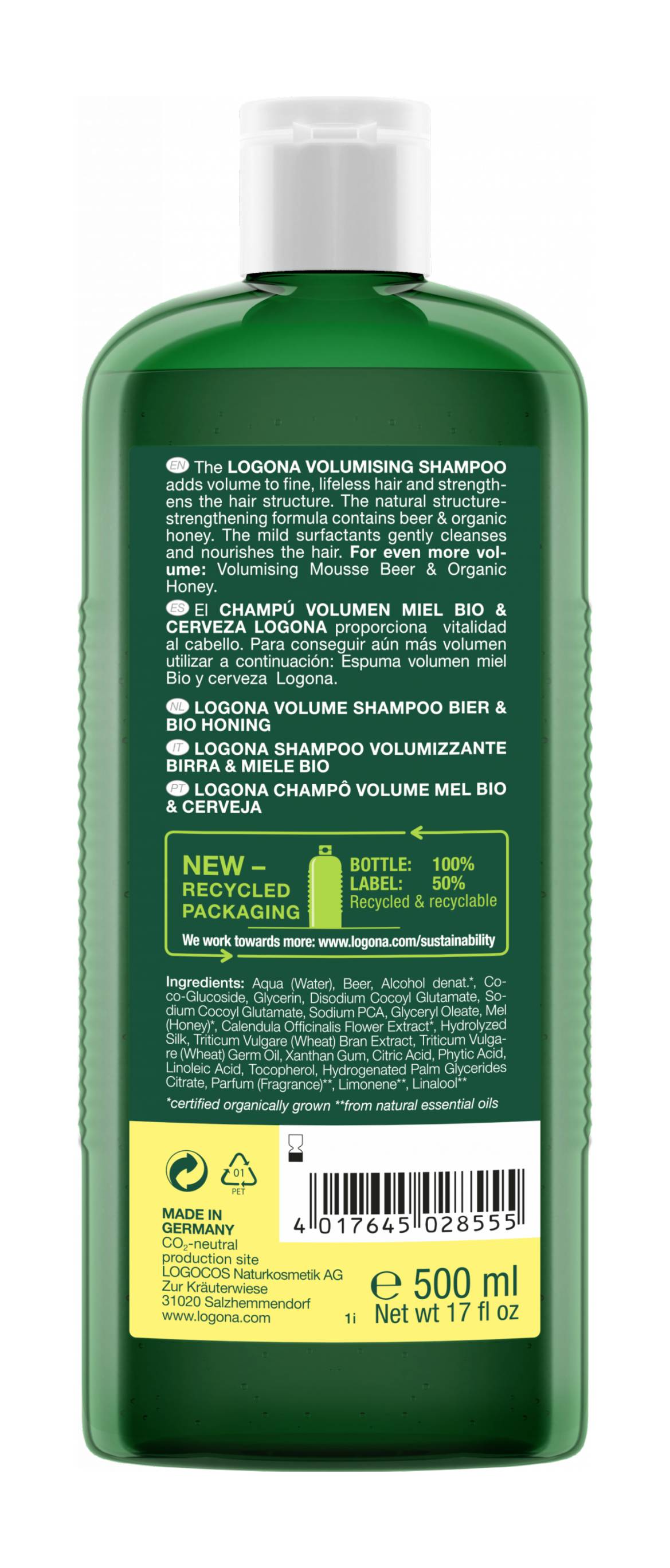 Logona Volumen šampón na vlasy 500 ml