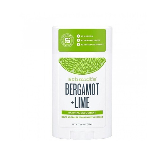 Schmidt's Bergamot + Lime tuhý dezodorant 58 ml