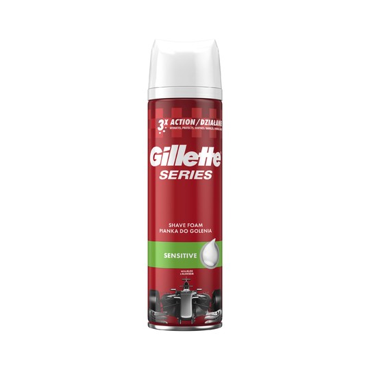 Gillette Foam Series Sensitive pena na holenie 250 ml