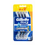 Gillette Blue3 žiletky 6+2 ks