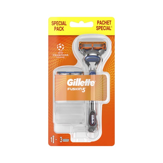 Gillette Fusion 5 Starter Pack holiiaci strojček + 3 hlavice