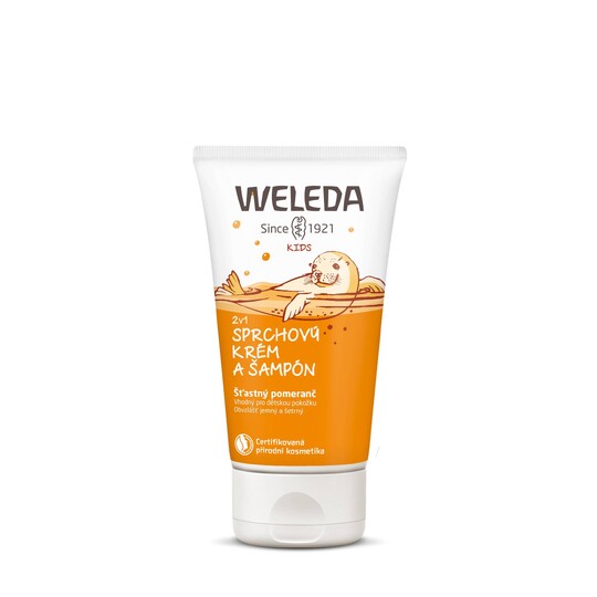 Weleda Kid Orange detský sprchový krém a šampón 150 ml