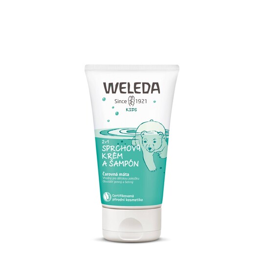 Weleda Kid Mint 150 ml detský sprchový krém a šampón