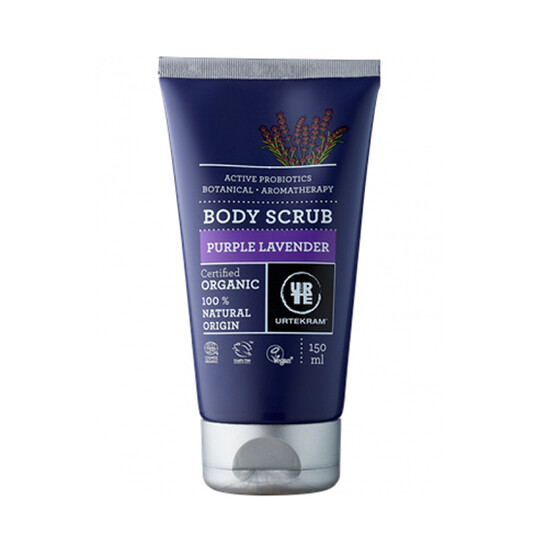 Urtekram Body Scrub Purple Lavender telový peeling 150 ml
