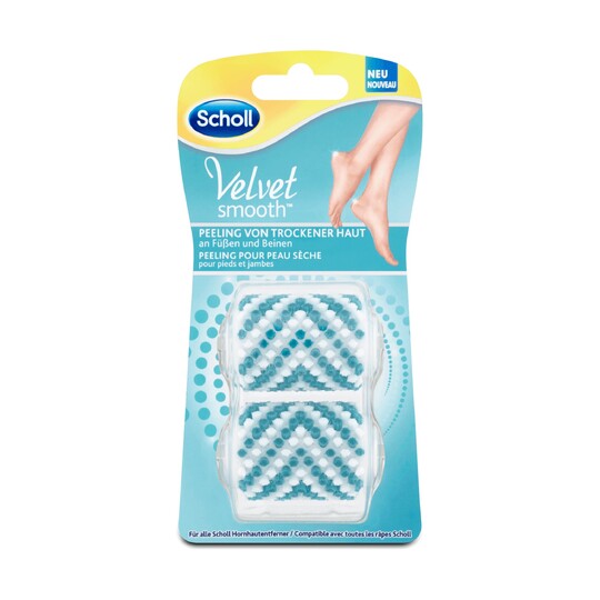 Scholl Velvet Smooth Dry Skin Exfoliation hlavice 2 ks
