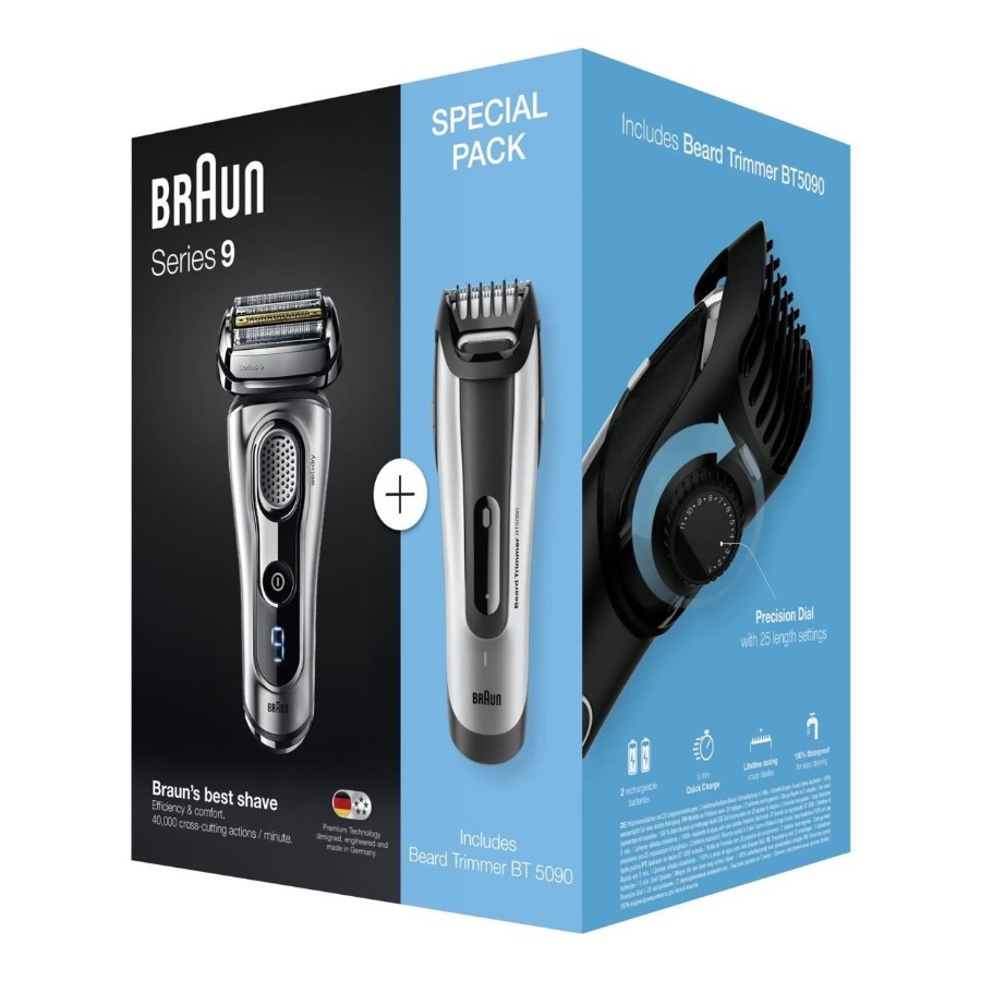 Braun Series 9 9260s Wet&Dry + Braun BT5090 zastrihávač