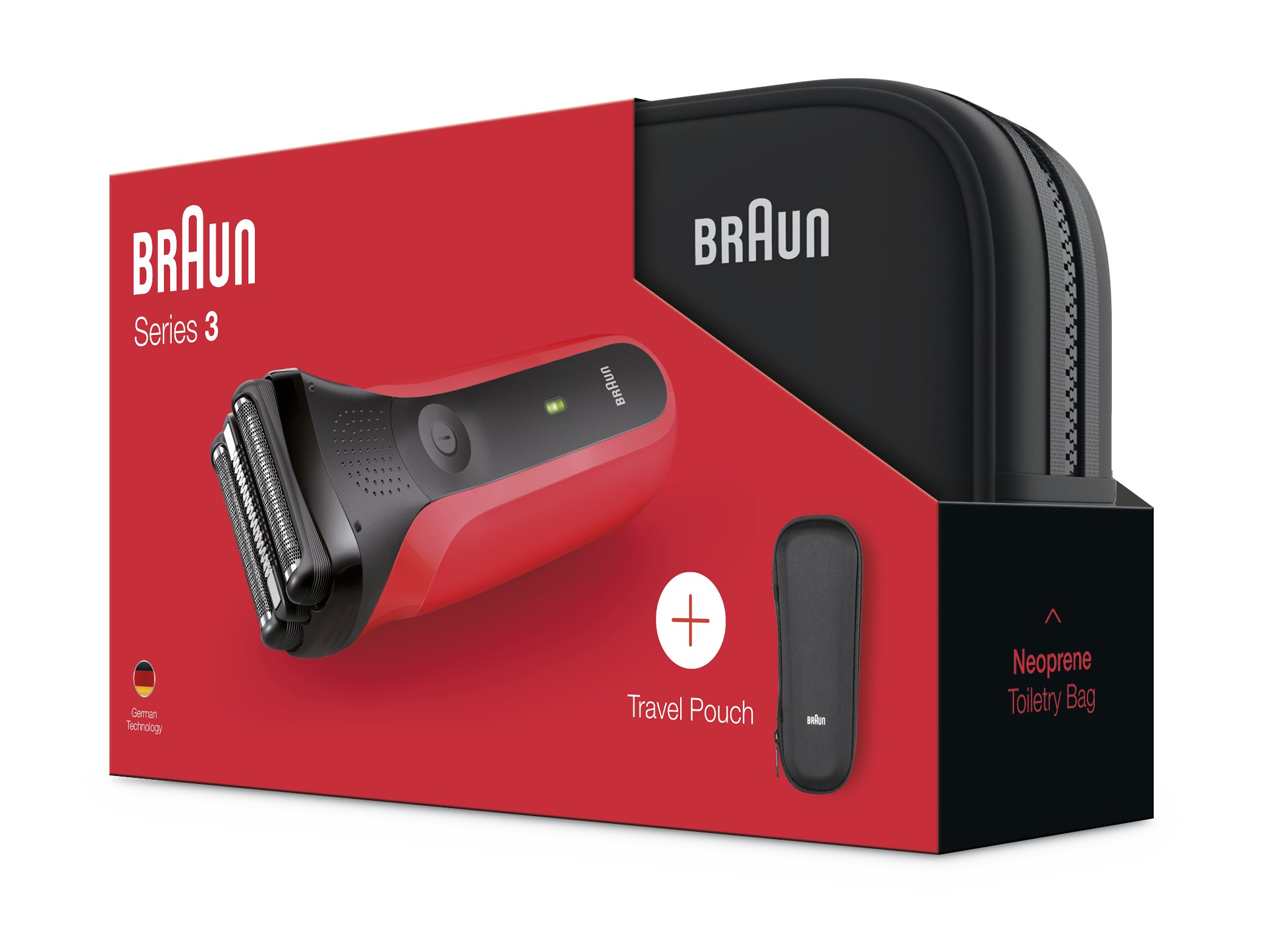 Braun Series 3 300TS Red holiaci strojček