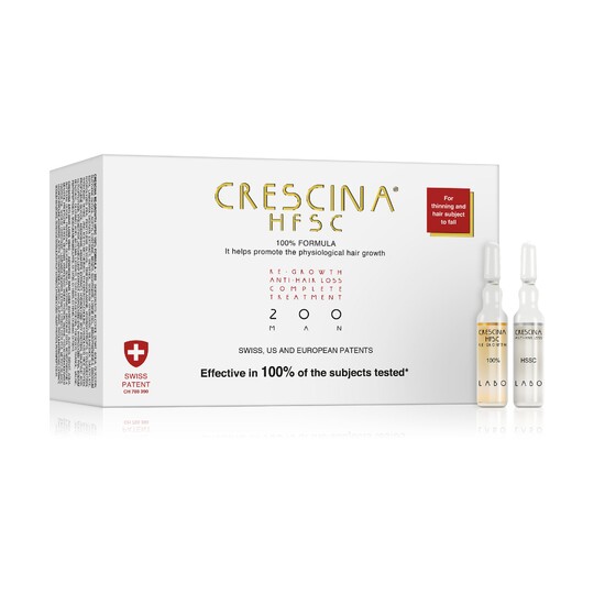 Crescina Re-growth+Anti-hairloss 200 Man 20x3,5 ml podpora rastu vlasov