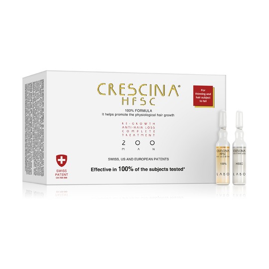 Crescina Re-growth+Anti-hairloss 200 Man 20x3,5 ml podpora rastu vlasov