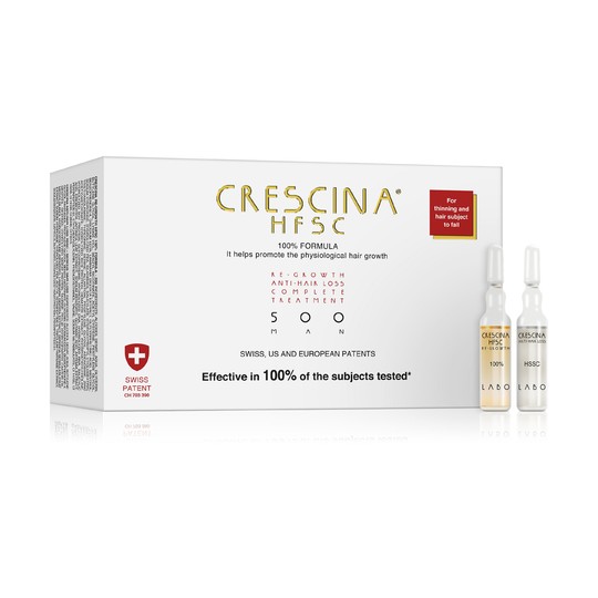 Crescina Re-growth+Anti-hairloss 500 Man 20x3,5 ml podpora rastu vlasov