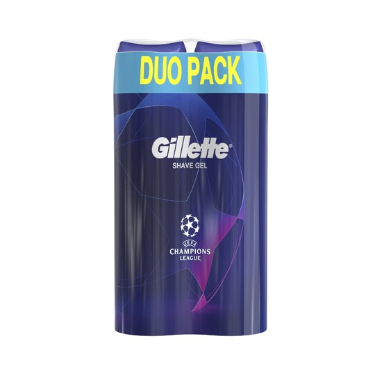 Gillette Gel Fusion Ultra Sensitive gél na holenie 2 × 200 ml