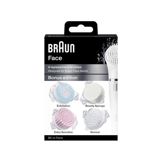 Braun 80-m Face náhradné kefy 4 ks