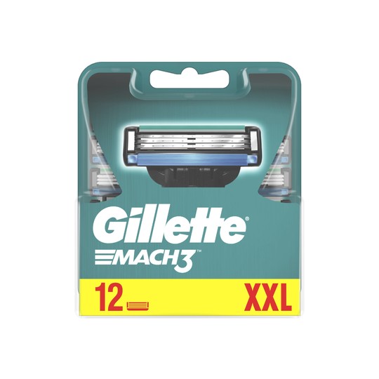Gillette Mach3 náhradné hlavice 12 ks