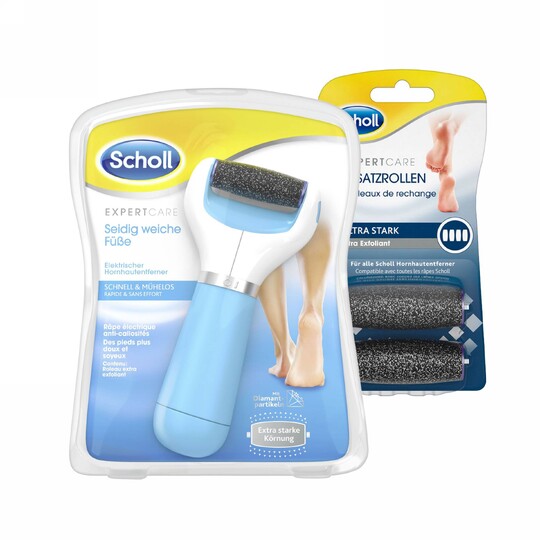 Scholl ExpertCare Blue elektrický strojček + 3 hlavice