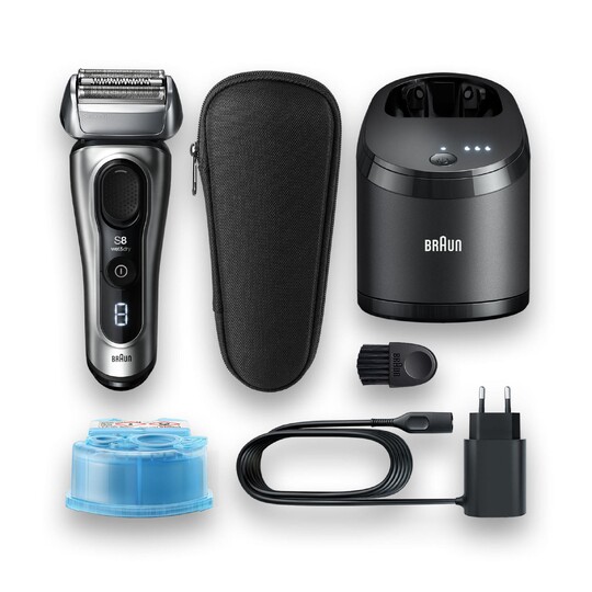 Braun Series 8 8457cc Silver Wet&Dry holiaci strojček