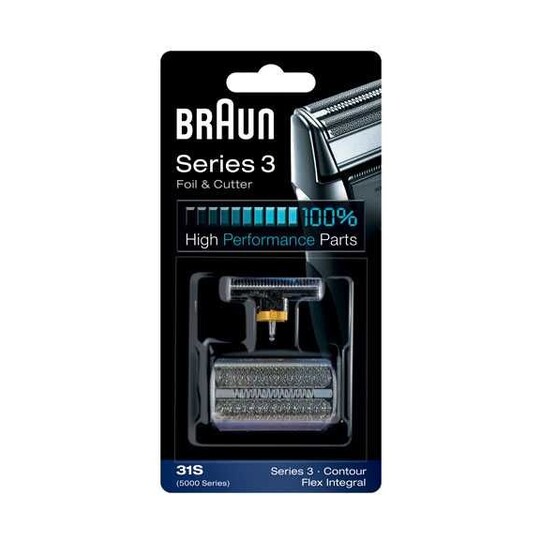Braun CombiPack FlexIntegral - 31S - strieborné náhradné ostrie