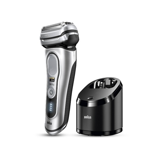 Braun Series 9 Pro 9467cc Silver Wet&Dry holiaci strojček + 2 čistiace náplne