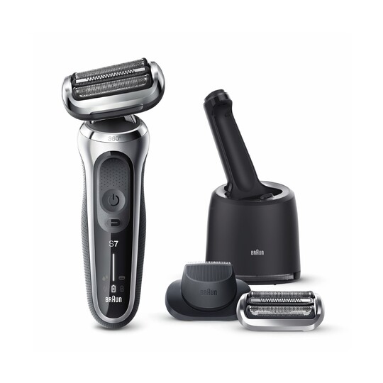 Braun Series 7 70-S7200cc Silver Wet&Dry holiaci strojček + planžeta