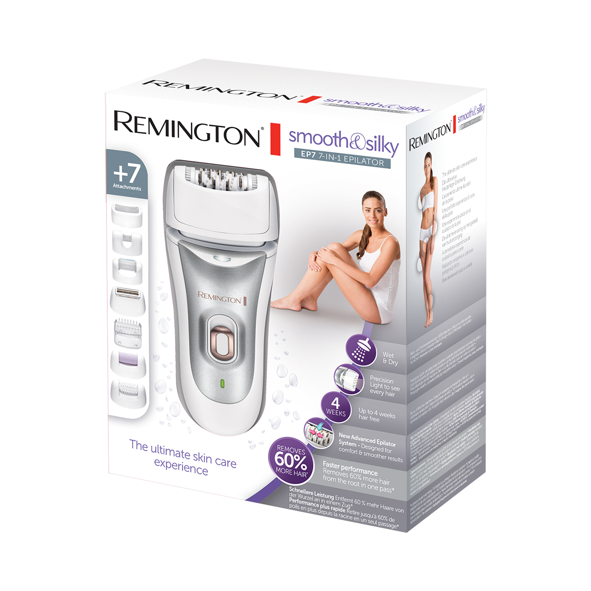 Remington Smooth&Silky EP7700 Wet&Dry epilátor