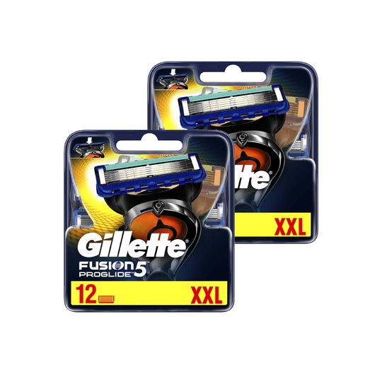 Gillette Fusion5 Proglide náhradné hlavice 12+12 ks
