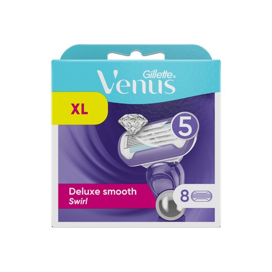 Gillette Venus Swirl Deluxe Smooth náhradné hlavice 8 ks