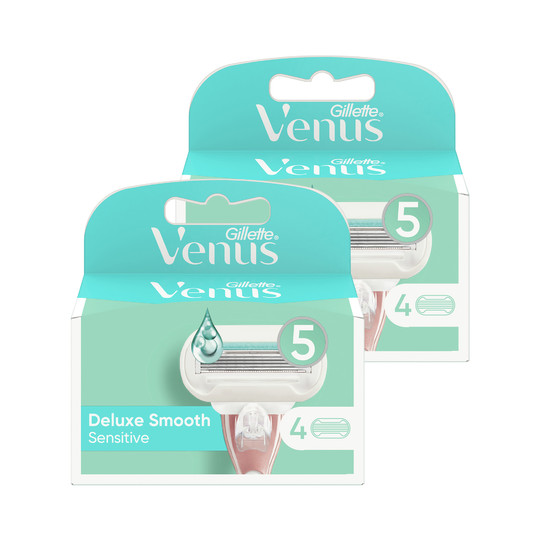Gillette Venus Extra Smooth Sensitive náhradné hlavice 4+4 ks