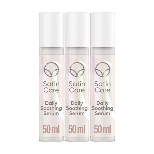 Satin Care denné upokojujúce sérum na intímne partie 3×50 ml
