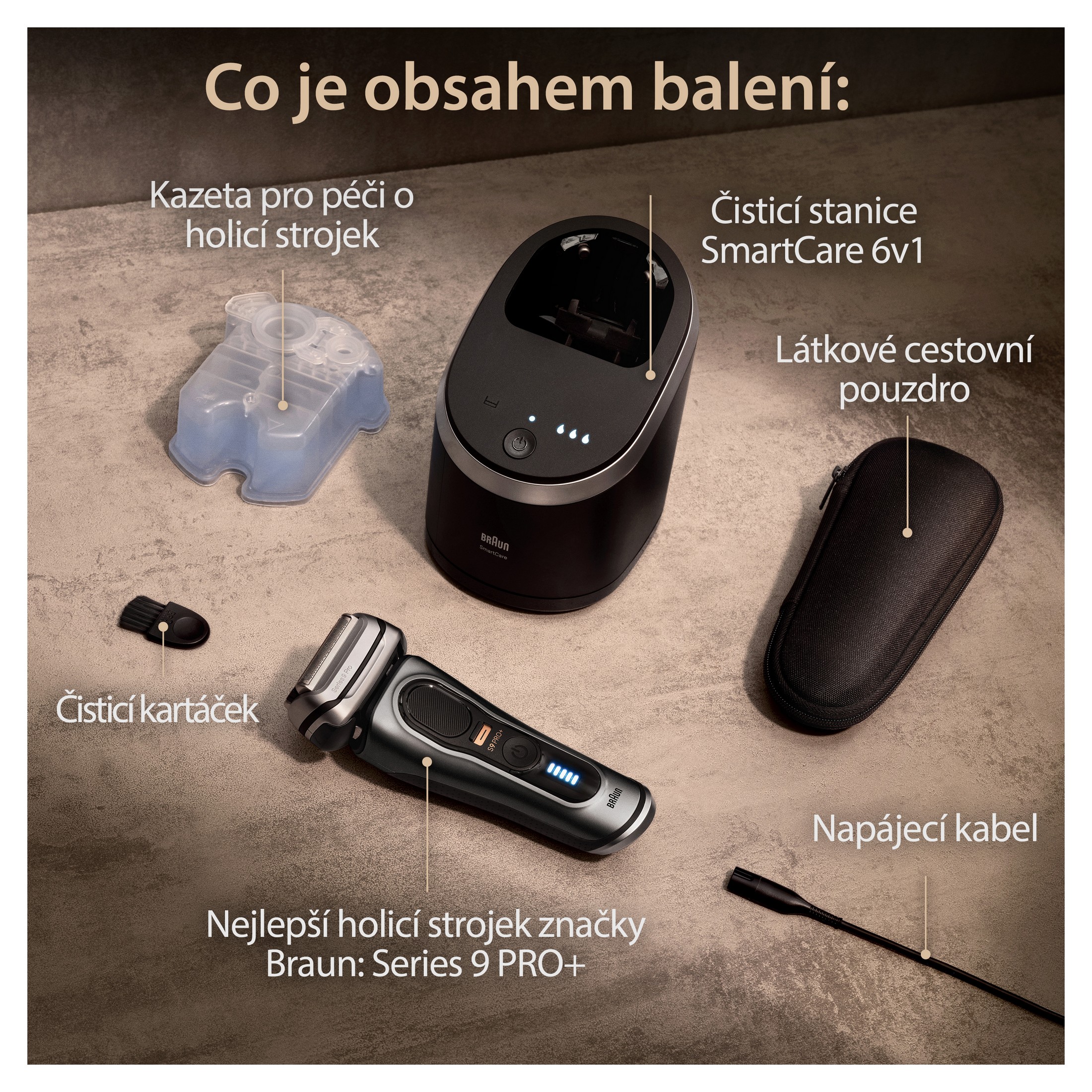 Braun Series 9 PRO+ 9567cc holiaci strojček + planžeta Braun 94M