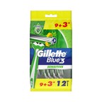 Gillette Blue 3 Sensitive jednorazová holítka 12 ks
