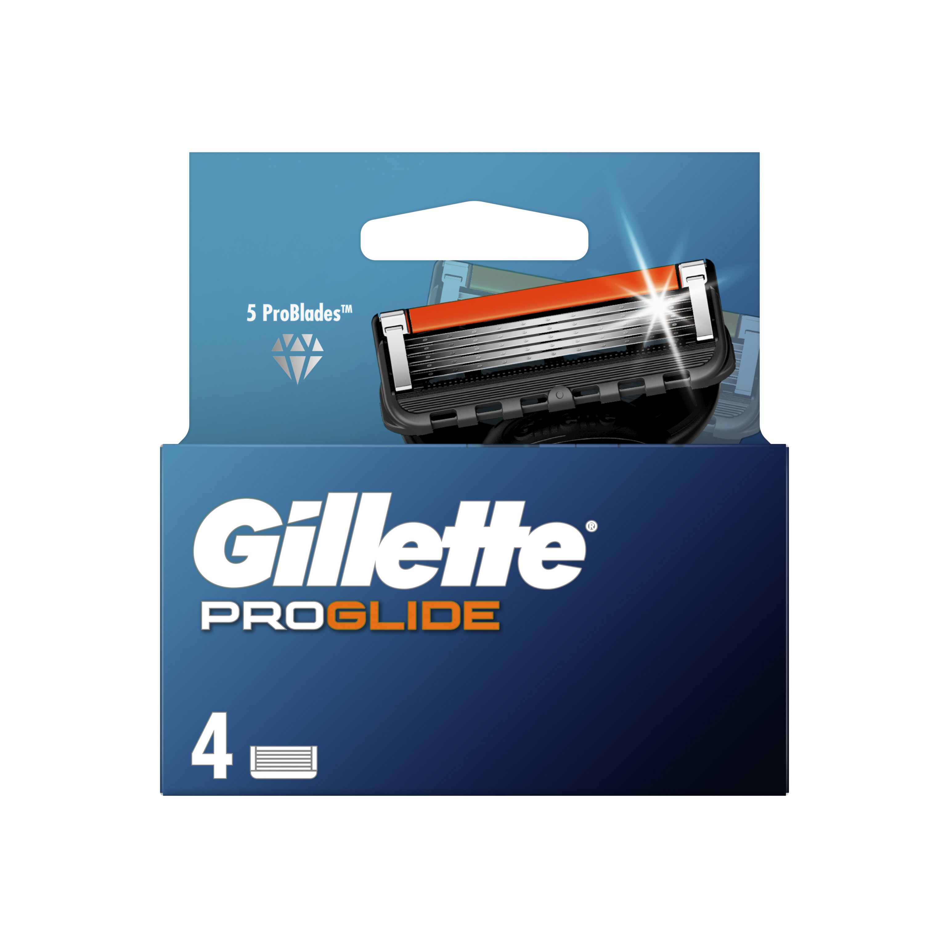 Gillette ProGlide náhradné hlavice 4 ks