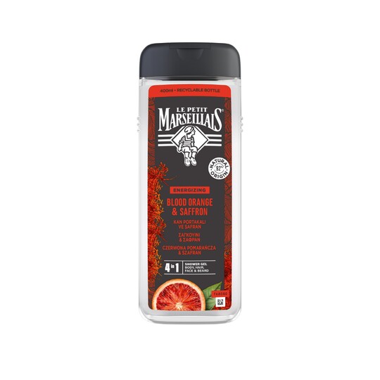 Le Petit Marseillais Blood Orange&Saffron sprchový gél 400 ml