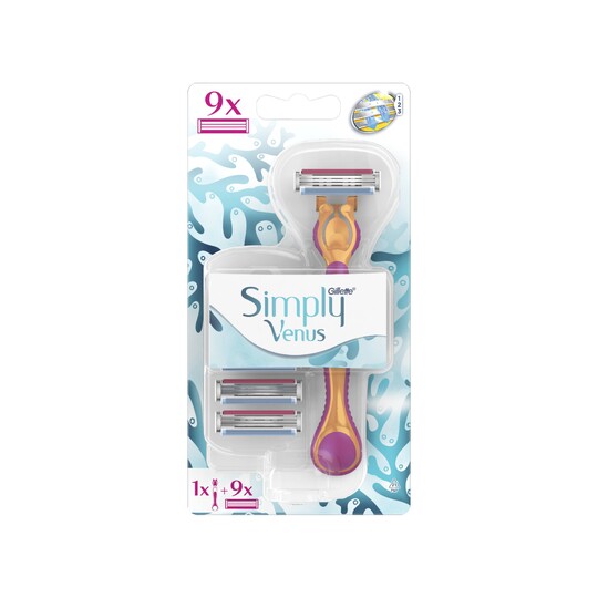 Gillette Venus Simply holiaci strojček + 9 hlavic