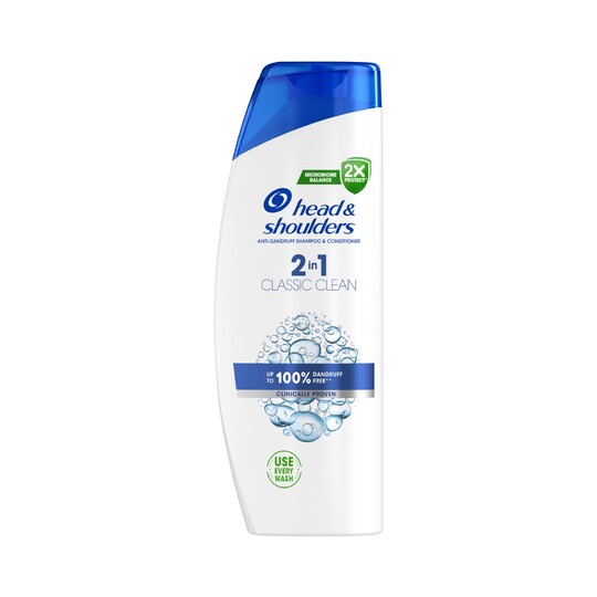 Head & Shoulders 2in1 Classic Clean šampón proti lupinám 400 ml
