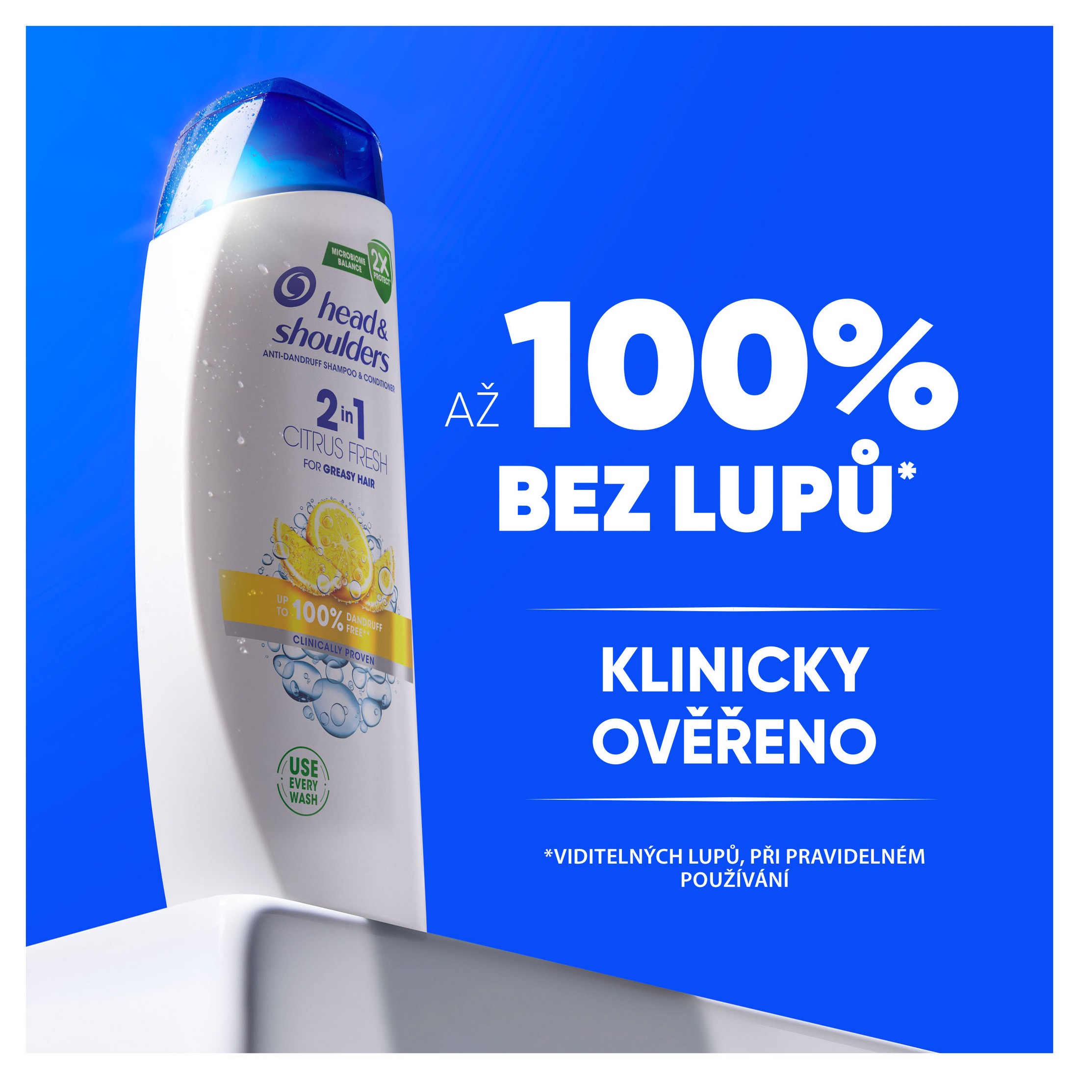 Head & Shoulders 2in1 Citrus Fresh šampón proti lupinám 330 ml
