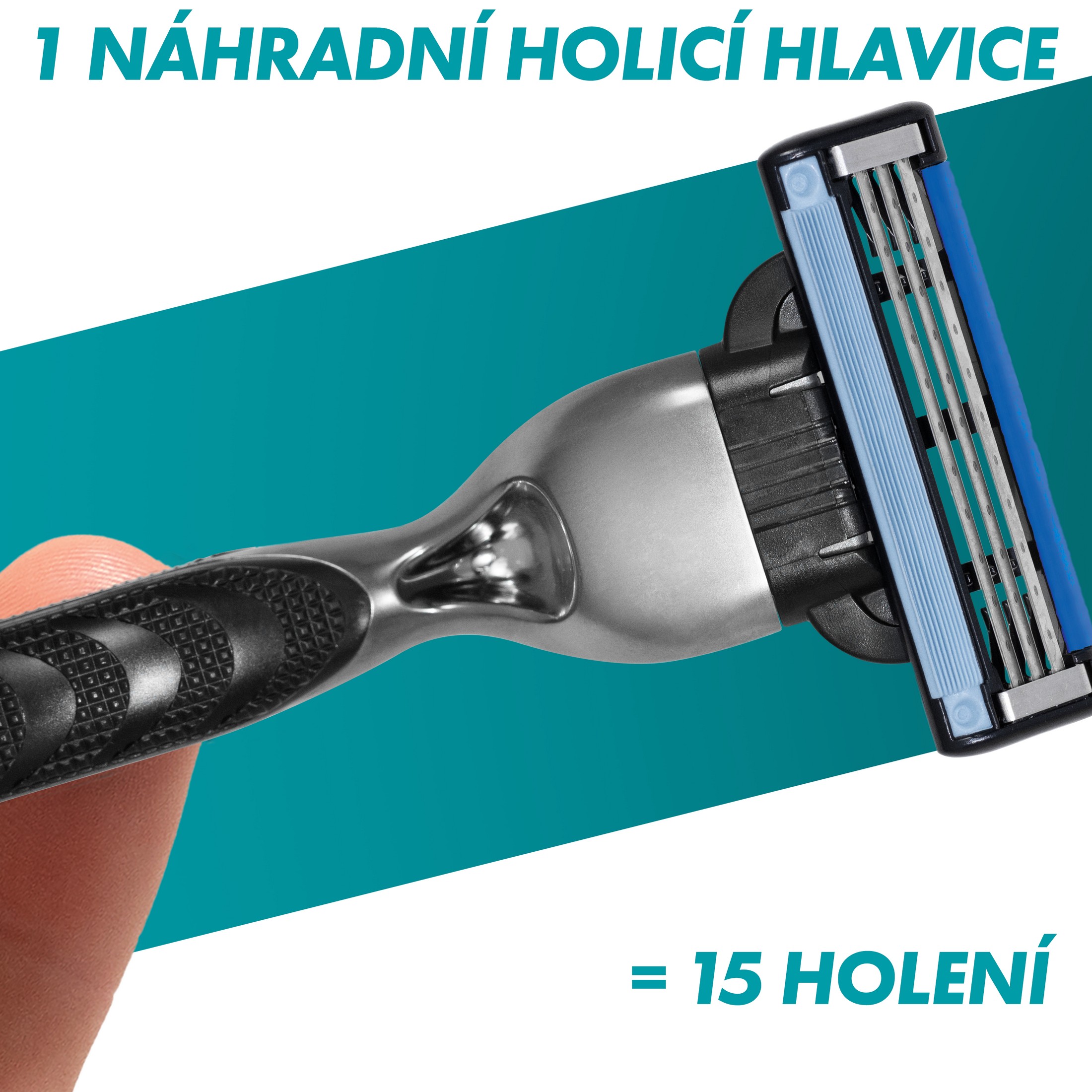 Gillette Mach3 náhradná hlavica 20 ks