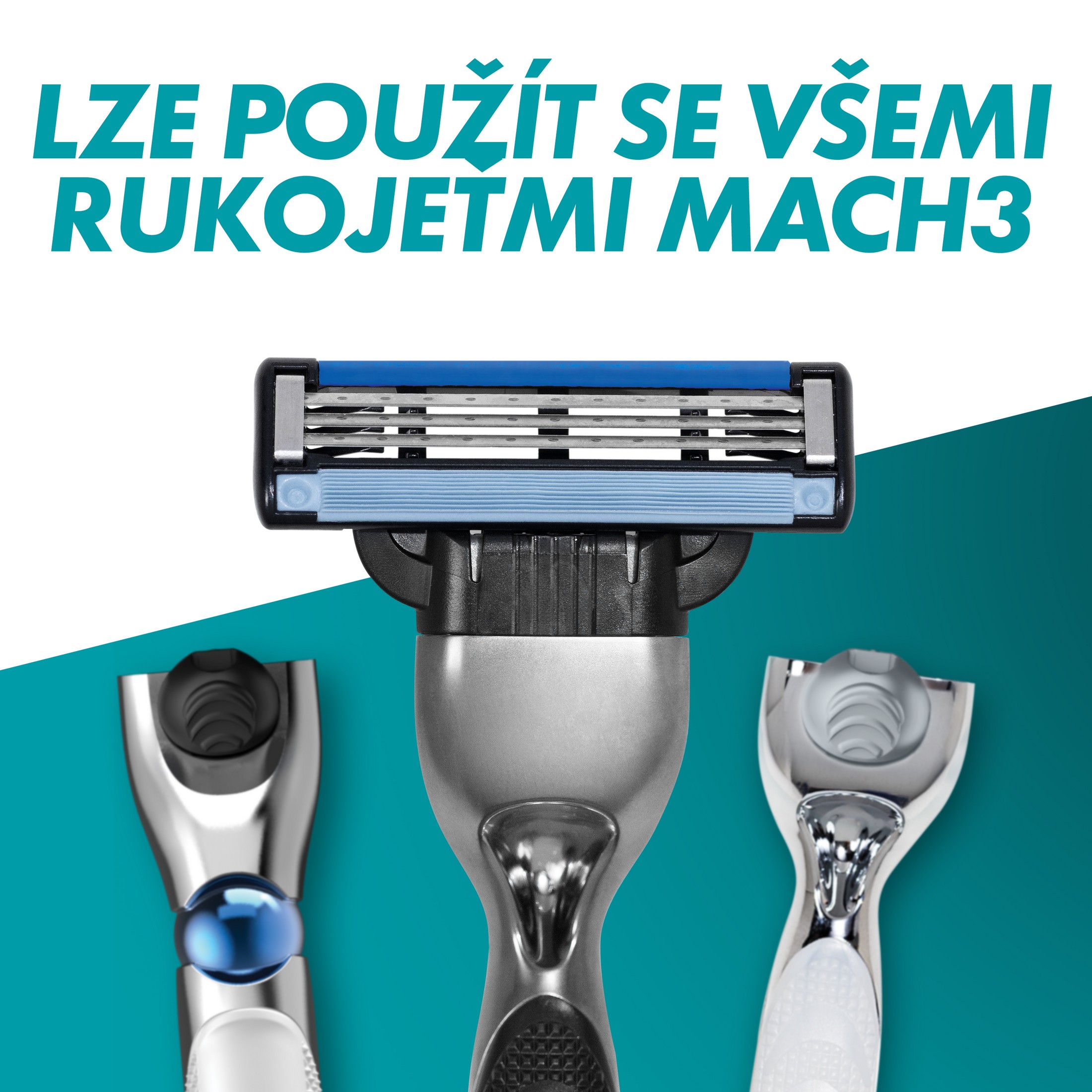 Gillette Mach3 náhradná hlavica 20 ks