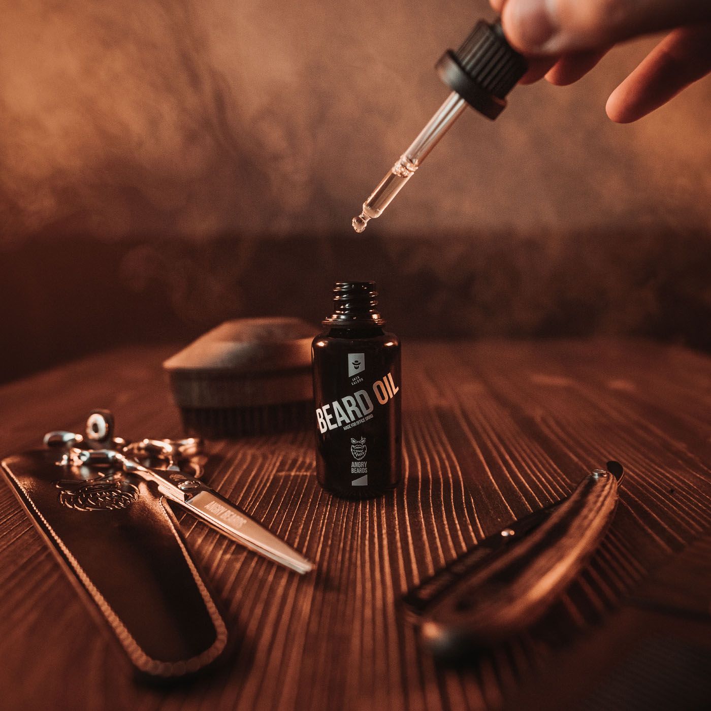 Angry Beards Oil Jack Saloon olej na fúzy 30 ml
