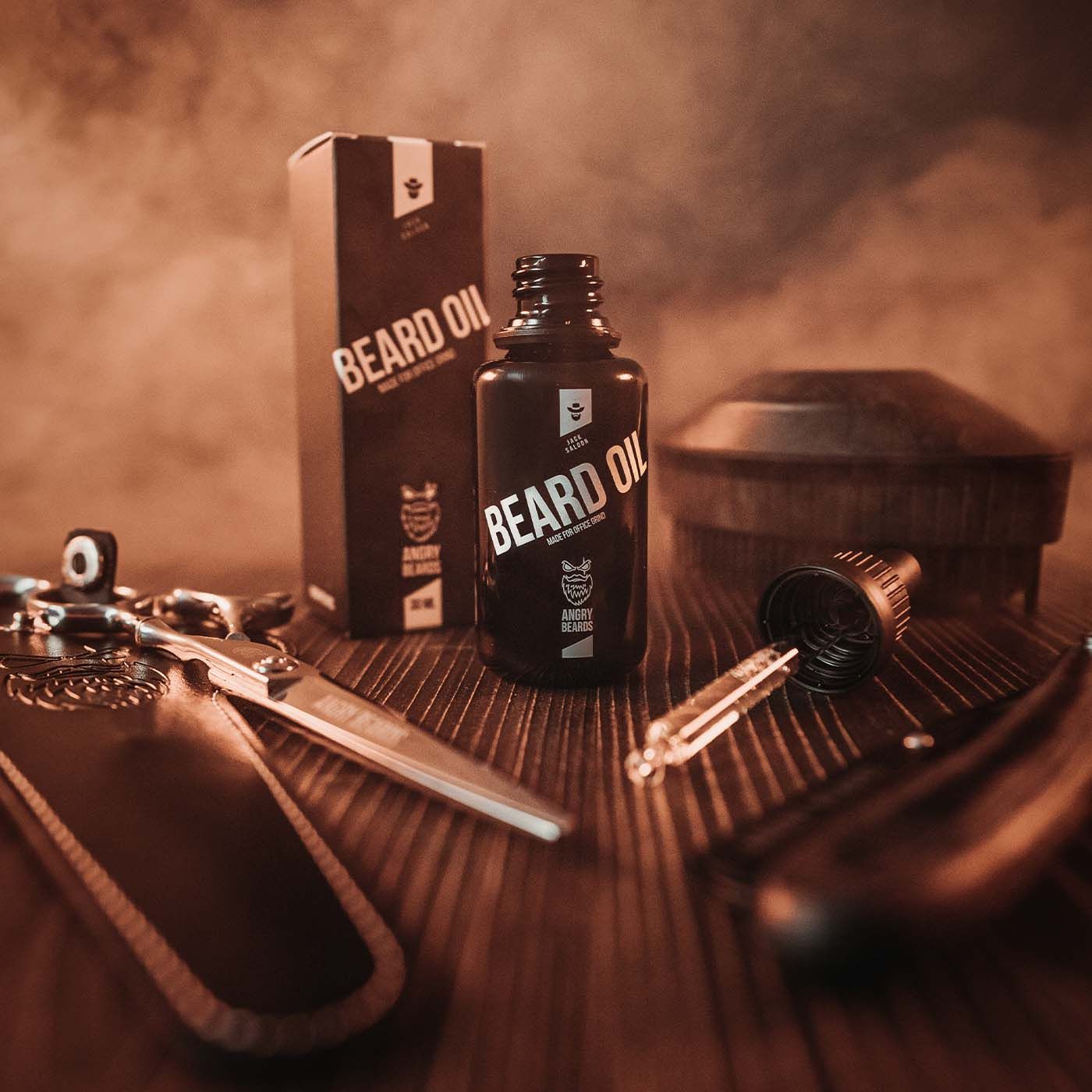 Angry Beards Oil Jack Saloon olej na fúzy 30 ml