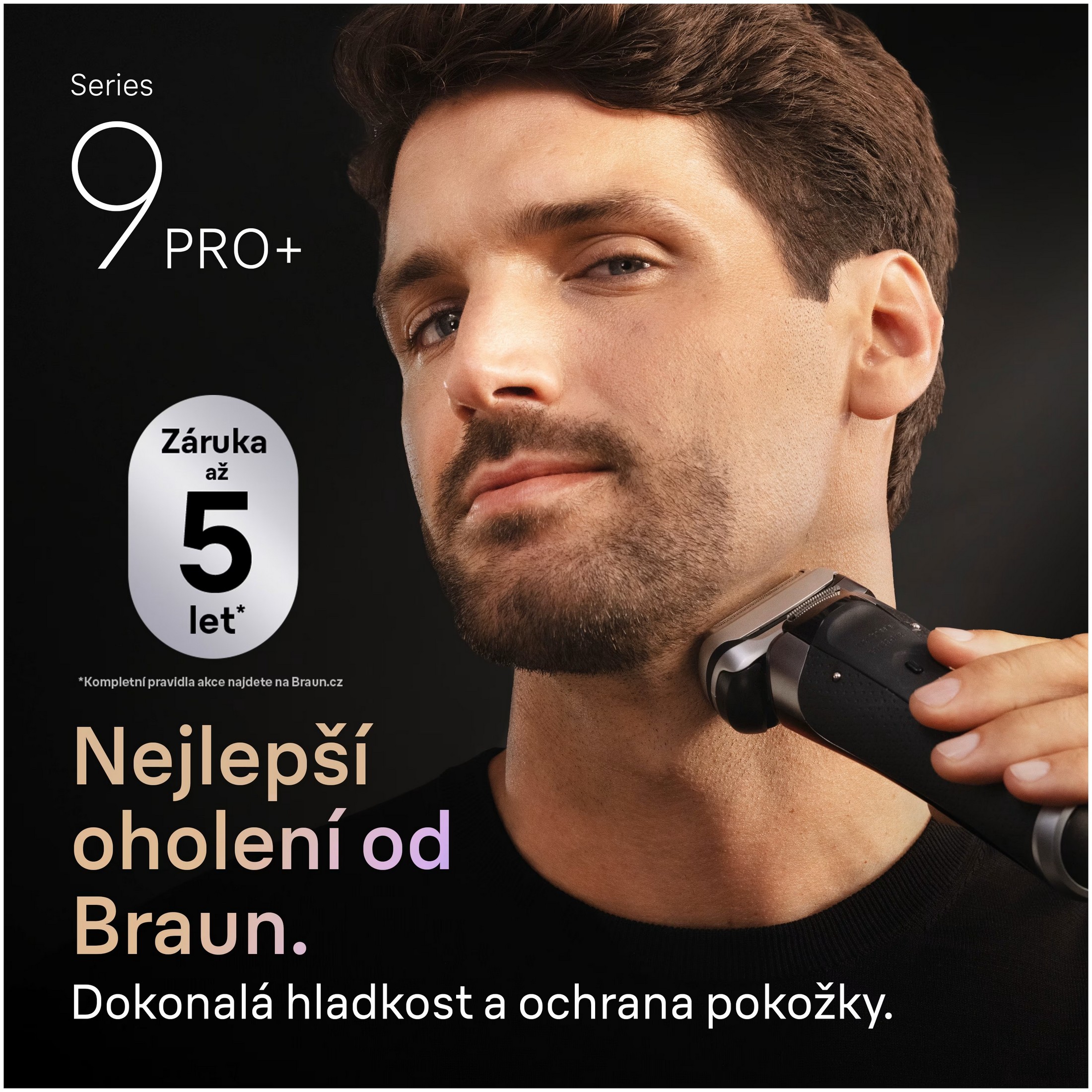 Braun Series 9 PRO+ 9615s Wet&Dry holiaci strojček