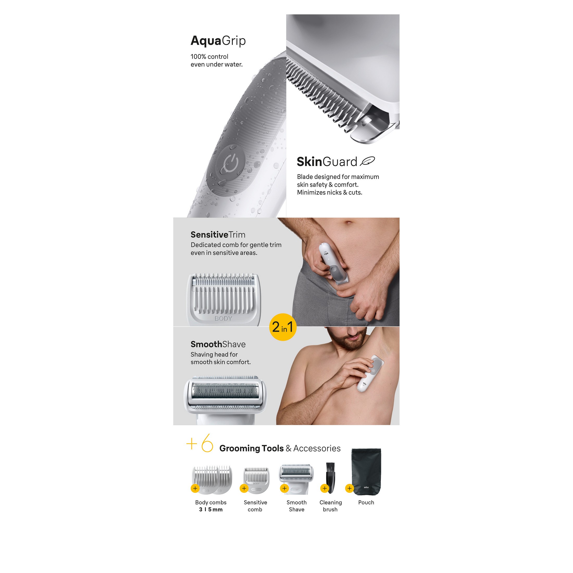 Braun BG5550 telový zastrihávač