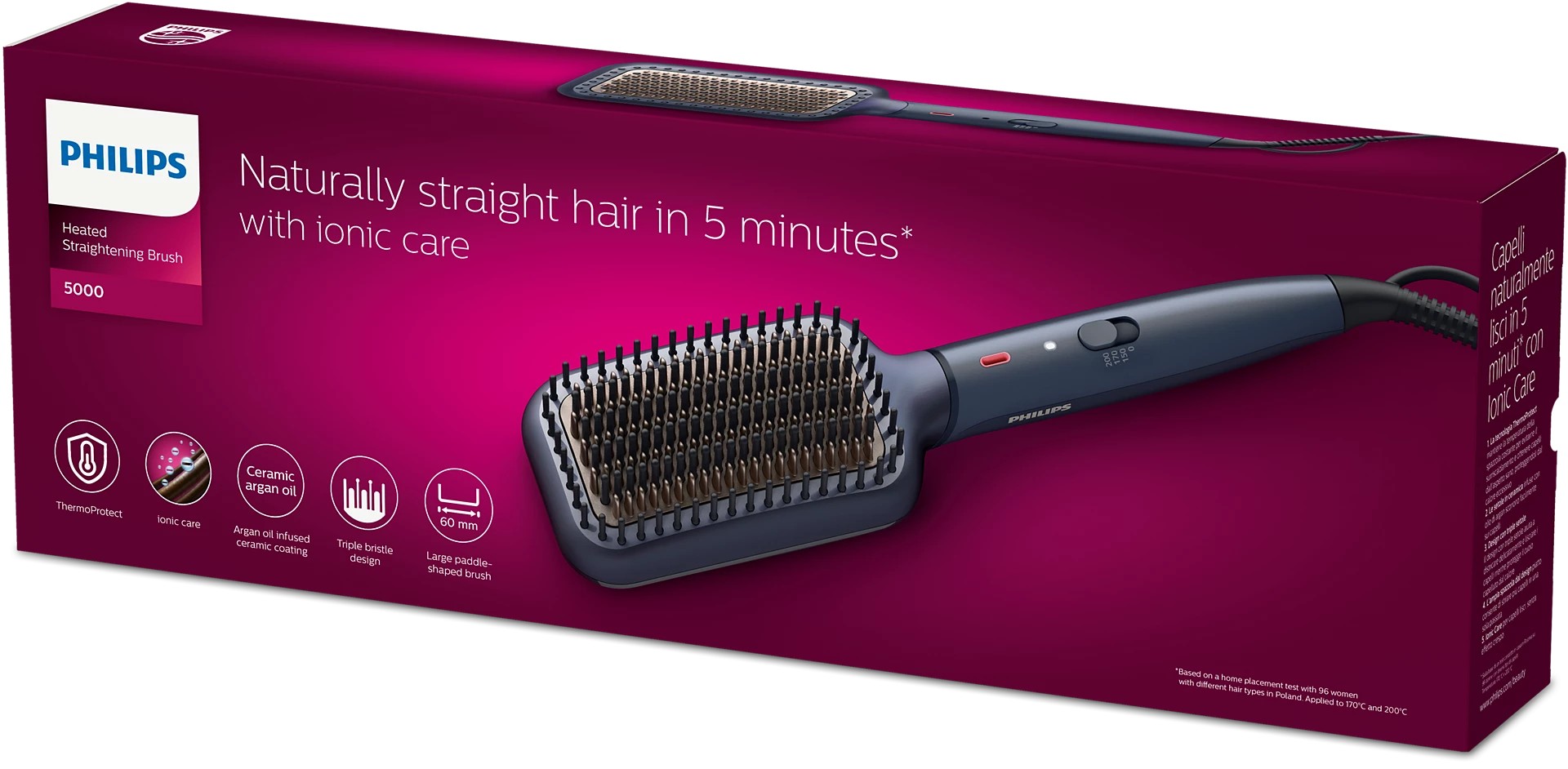 Philips BHH885/00 žehliaca kefa na vlasy