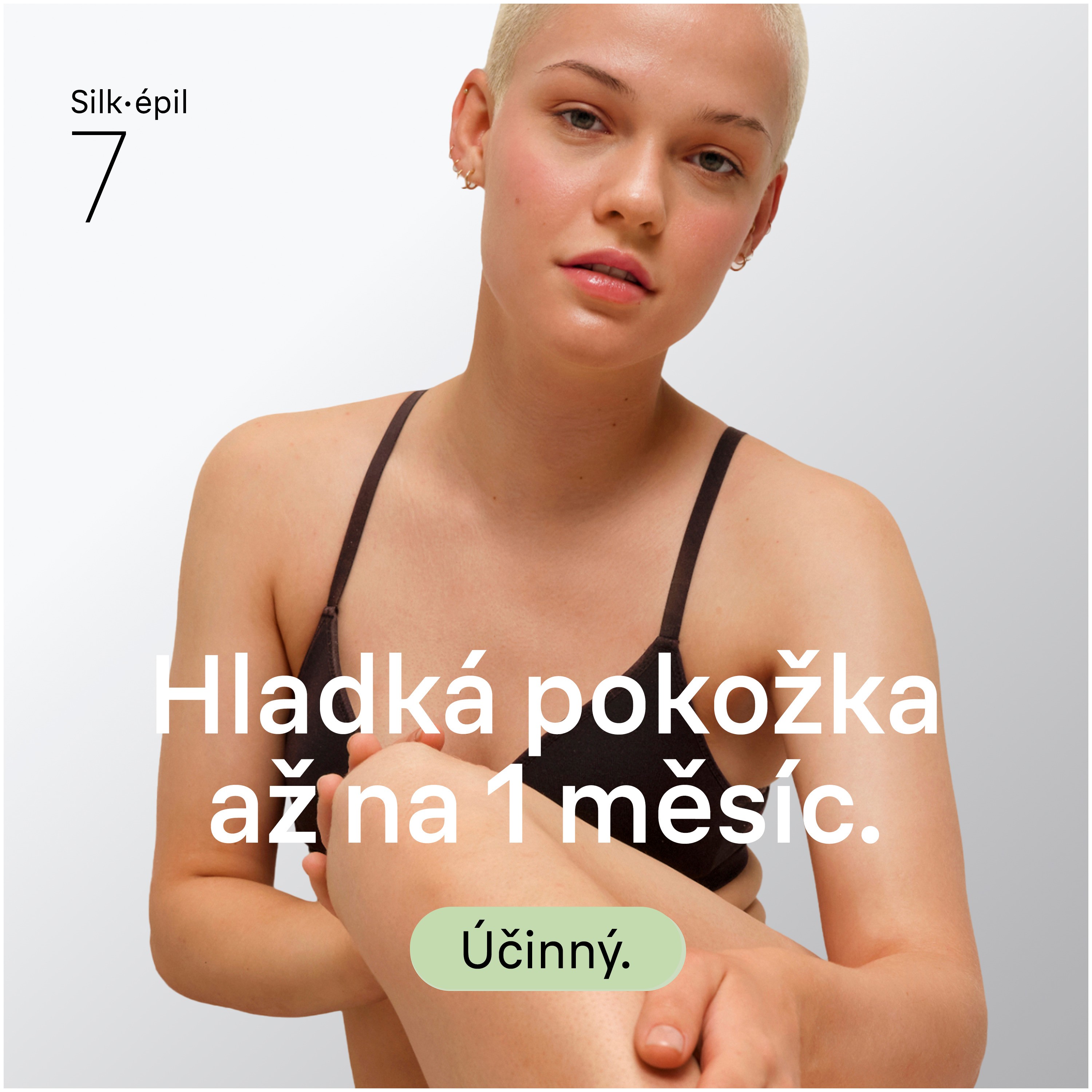 Braun Silk épil 7 7-000 strieborný Wet&Dry epilátor