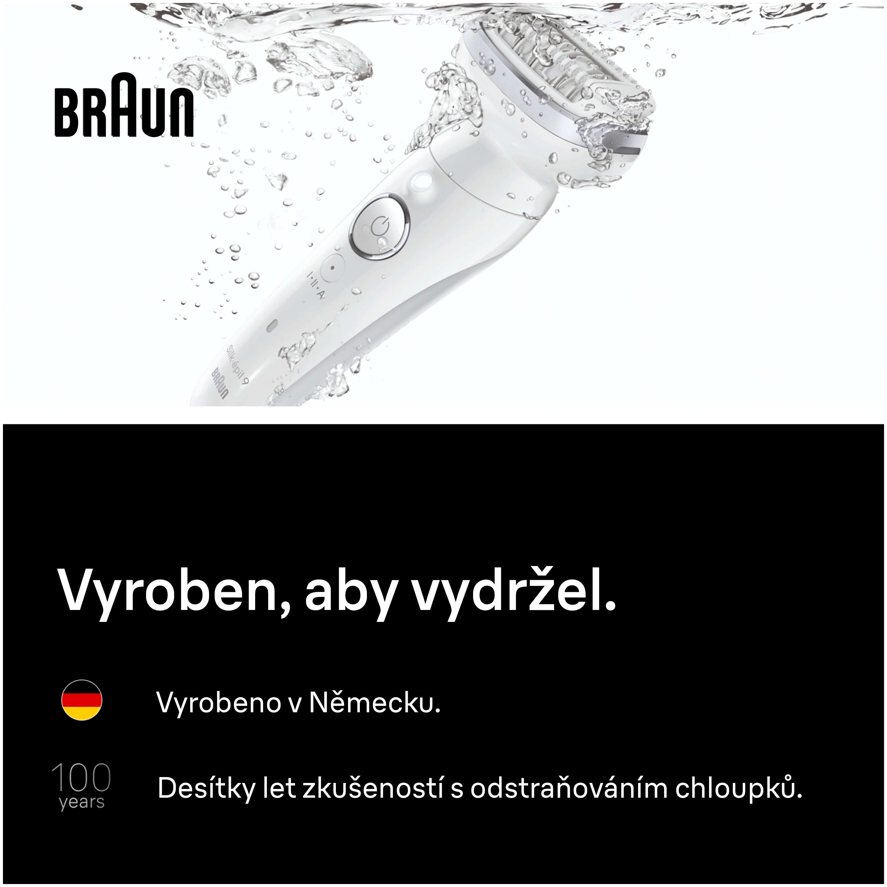 Braun Silk-épil 9 9-000 strieborný Wet&Dry epilátor