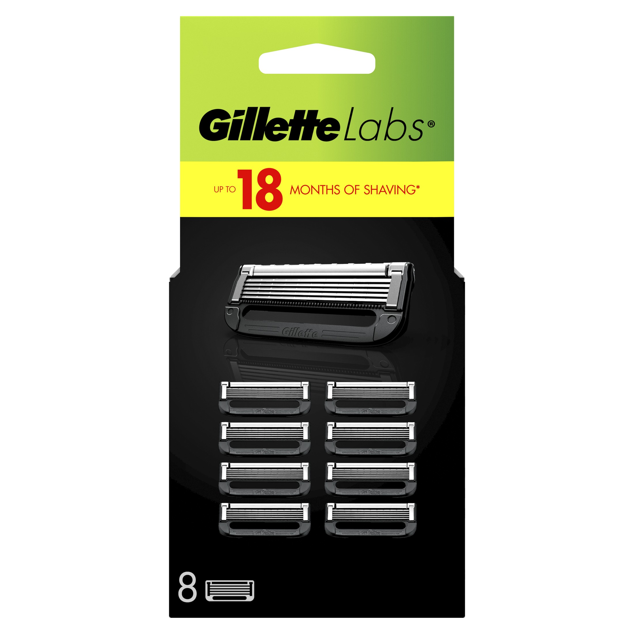 Gillette Labs náhradné hlavice 8 ks