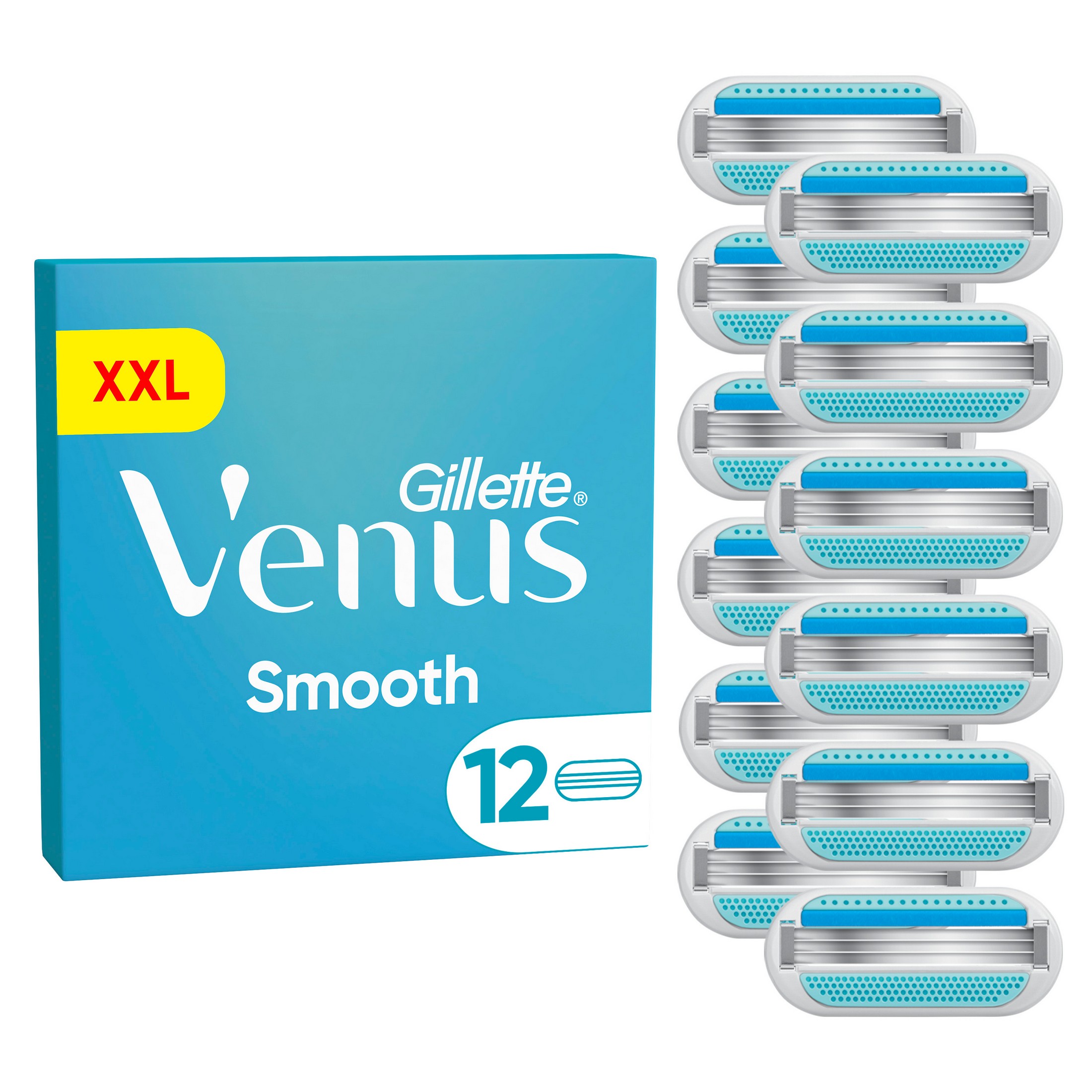 Gillette Venus Smooth náhradné hlavice 12 ks