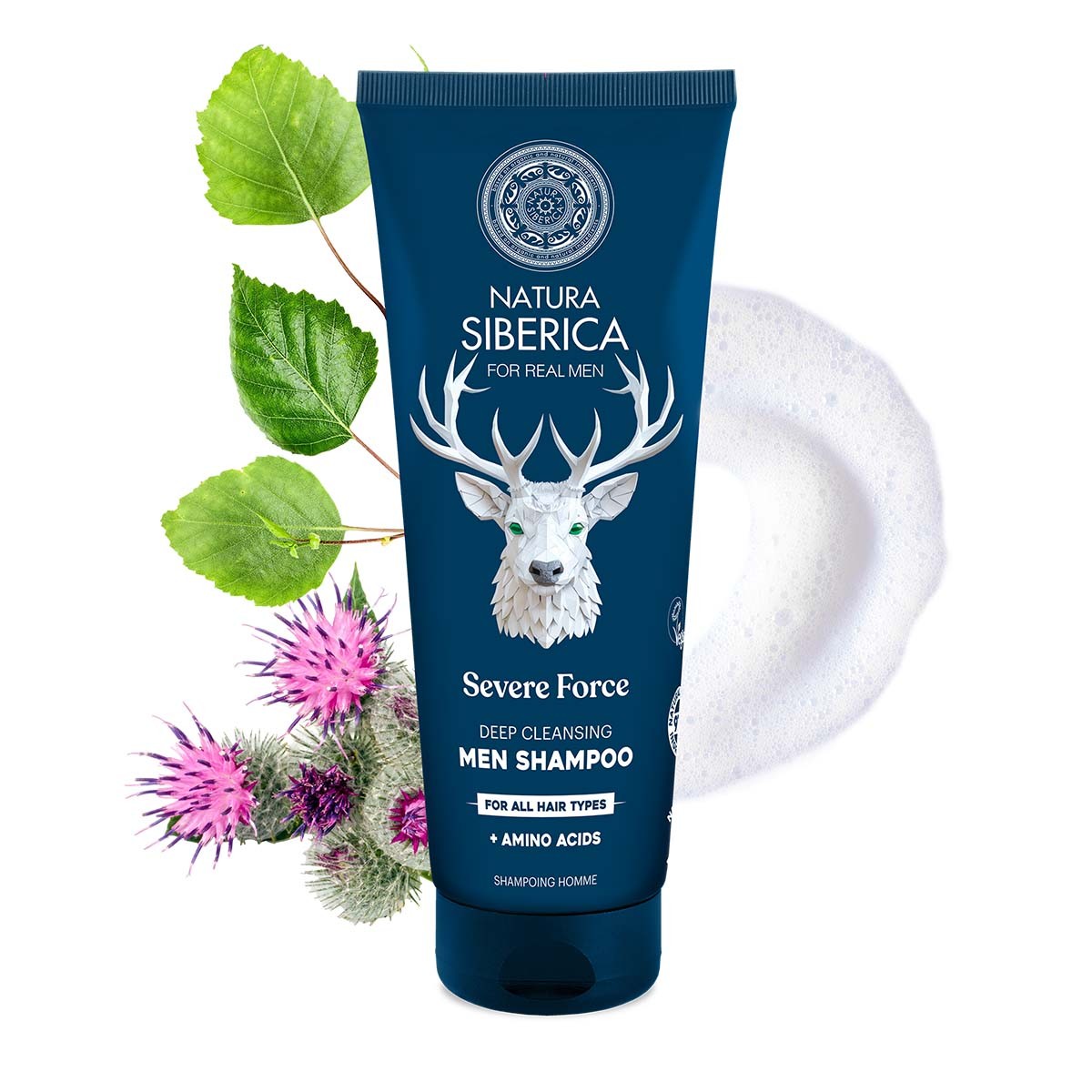 Natura Siberica For Men Arctic Wild šampón na vlasy 200 ml