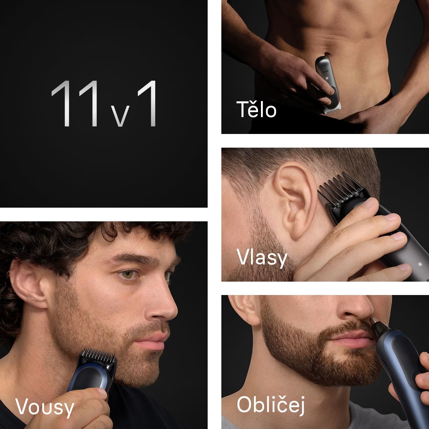 Braun All-in-One 7540 viacúčelový zastrihávač
