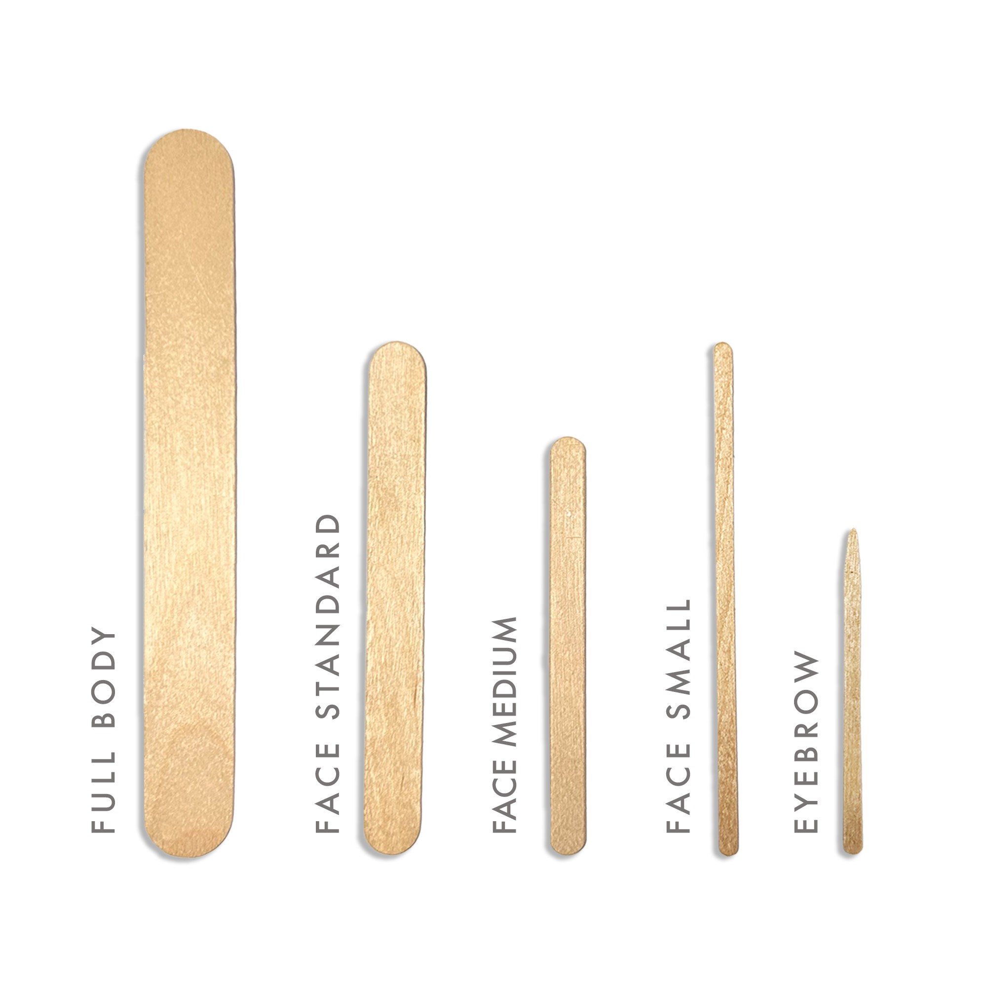ItalWax drevená špachtľa Face Standard 100 ks