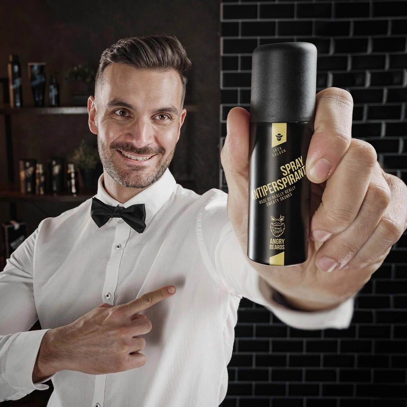 Angry Beards Jack Saloon antiperspirant v spreji 50 ml